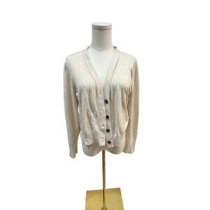 Chelsea 28 Ivory Button Front Cardigan XL – Lightweight Knit EUC